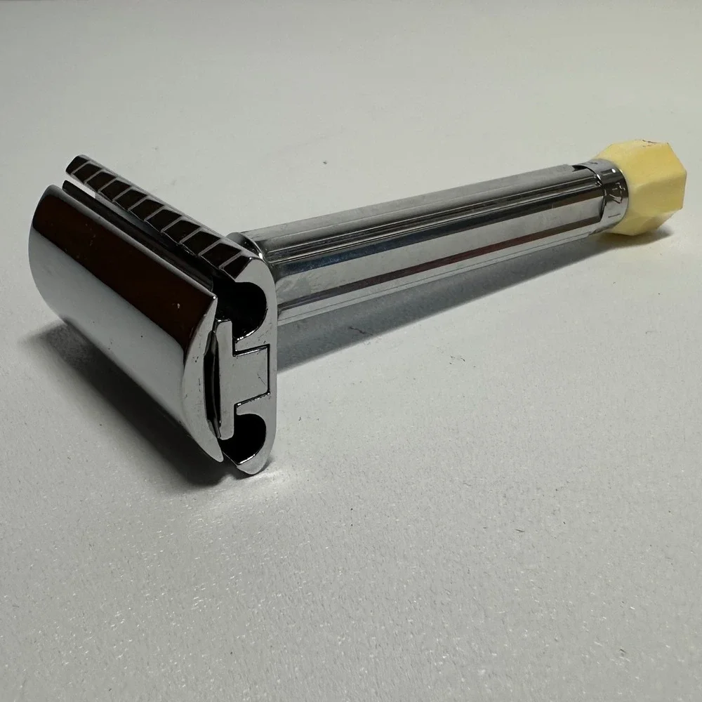 MERKUR Adjustable Safety Razor Made in Solingen Germany Vtg 1970's RARE